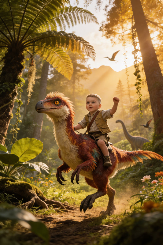 Magisches Portrait – Dino Kreide