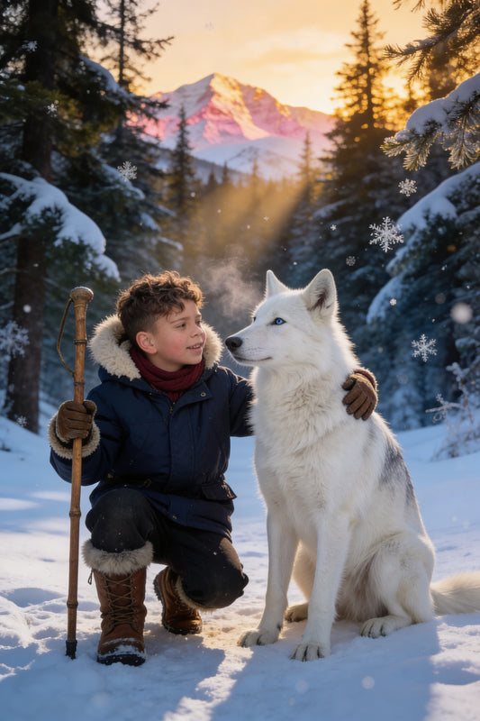 Portrait Magique – Loup Arctique