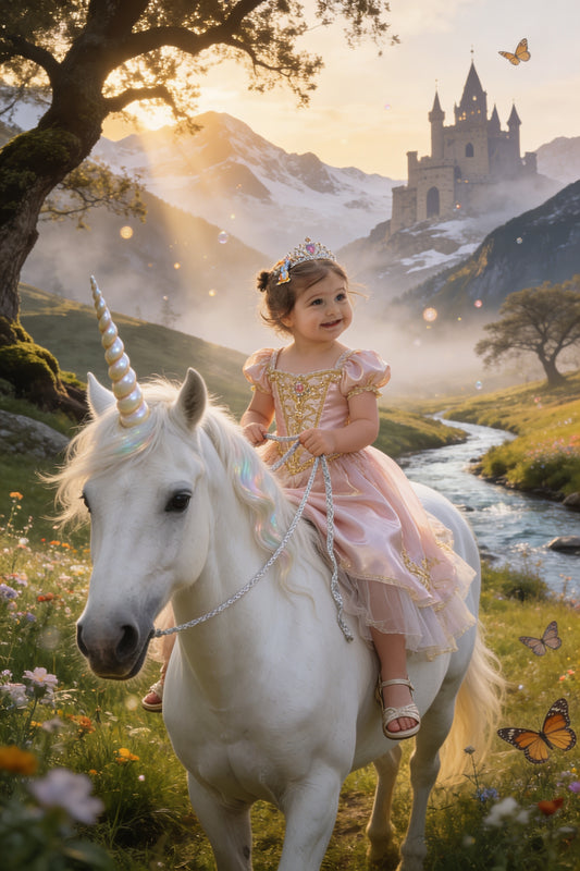 Portrait Magique – Princesse & Licorne