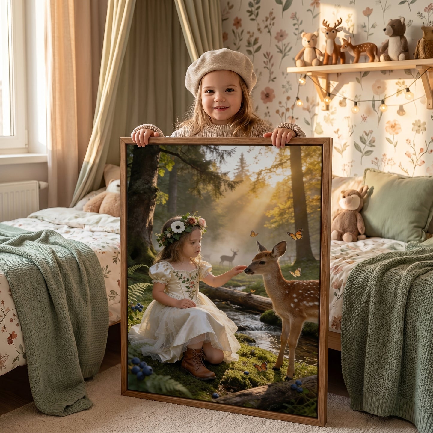Magisches Portrait – Waldmädchen